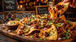 best tapas tortilla chips con chorizo near me