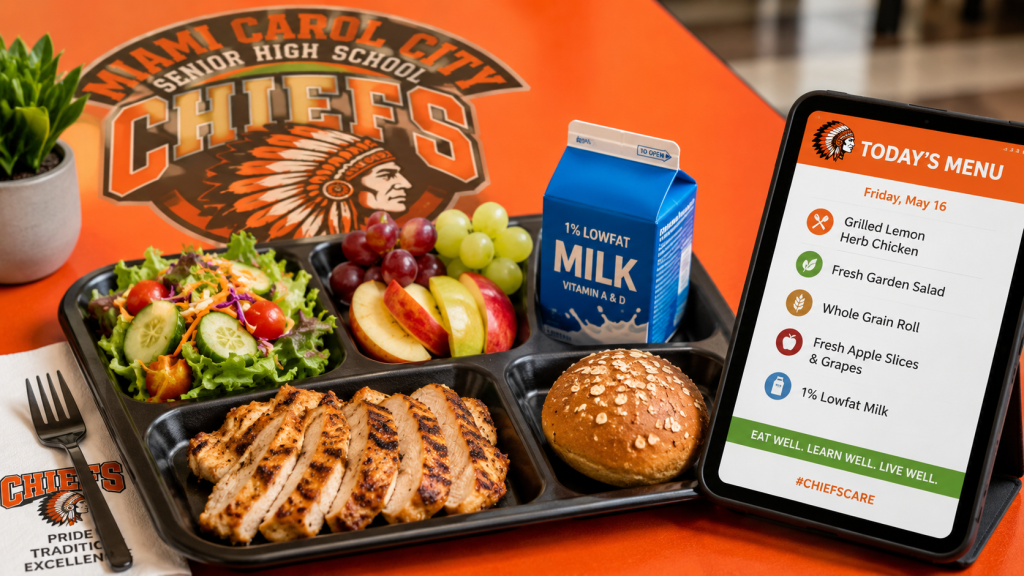 miamicarolcityshs.org/menus
