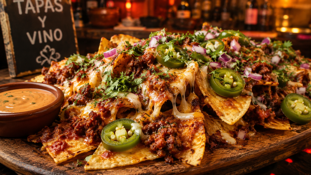 best tapas tortilla chips con chorizo near me